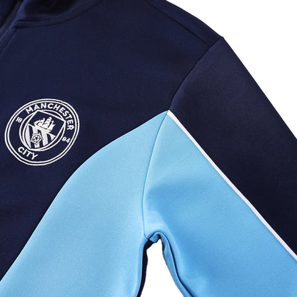 Manchester City Mens Training Tracksuit Kit 2025/26 Navy