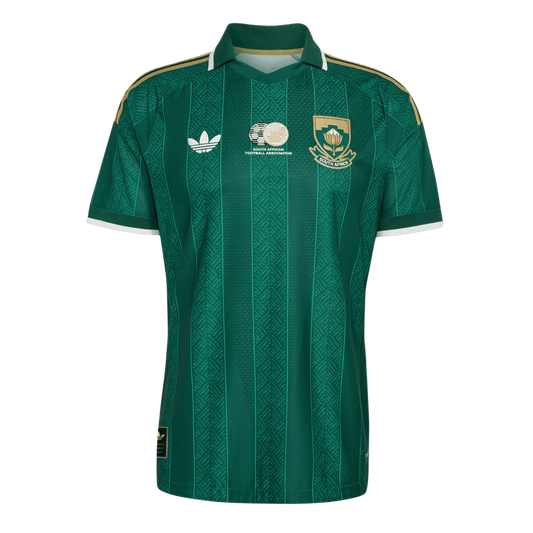 South Africa Mens Away Soccer Jersey World Cup 2026 Green - Player Version