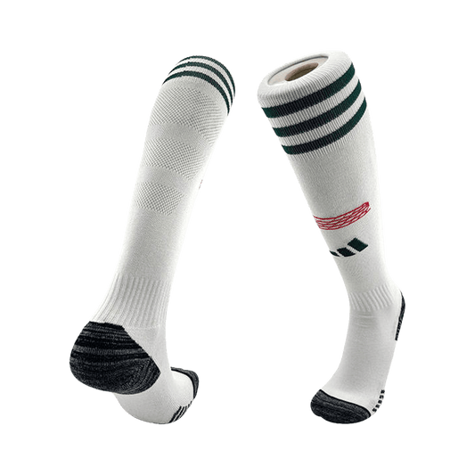 Bayern Munich Mens Away Soccer Socks 2025/26 White [PREMIUM]