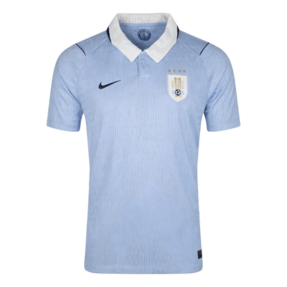 Uruguay Mens Home Soccer Jersey World Cup 2026 Blue - Player Version