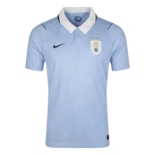 Uruguay Mens Home Soccer Jersey World Cup 2026 Blue - Player Version