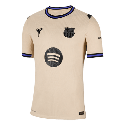 ROONY #28 Barcelona Mens Away Soccer Jersey UCL 2025/26 Yellow - Player Version