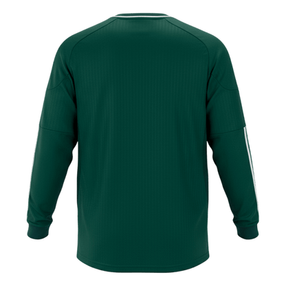 Retro Real Madrid Mens Third Away Long Sleeve Soccer Jersey 2012/13 Green