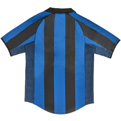 Retro Inter Milan Mens Home Soccer Jersey 2001/02 Blue&Black
