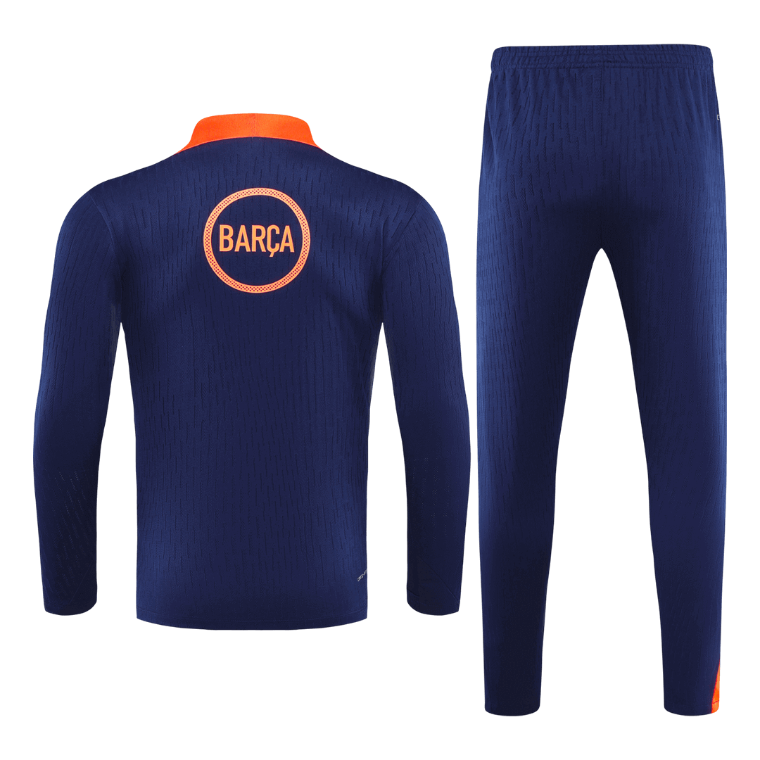Barcelona Kids Training Tracksuit Kit 2025/26 Black&Orange