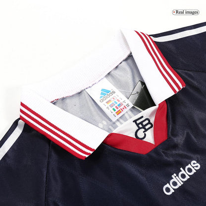 Retro Bayern Munich Mens Home Soccer Jersey 1997/99 Black&Red