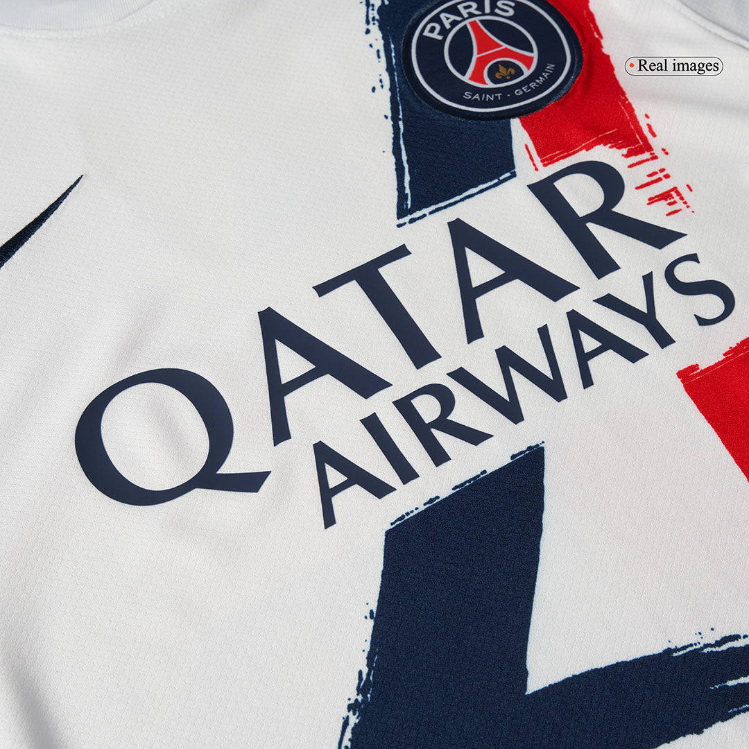 HAKIMI #2 PSG Mens Away Soccer Jersey 2025/26 White