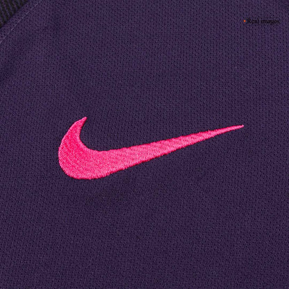 Retro Barcelona Mens Away Soccer Jersey 2016/17 Purple