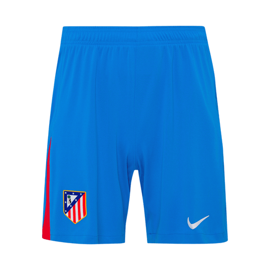 Atletico Madrid Mens Third Away Soccer Shorts 2025/26 Blue