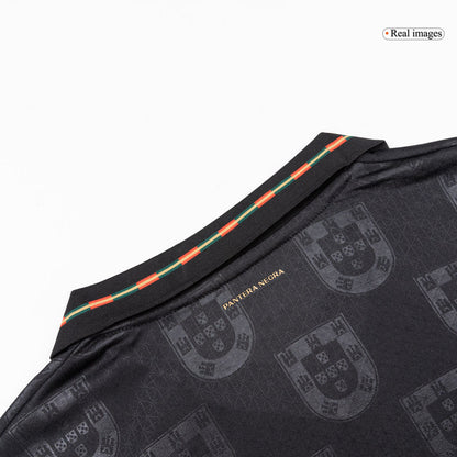 Portugal Mens Soccer Jersey World Cup 2026 Black - Player Version