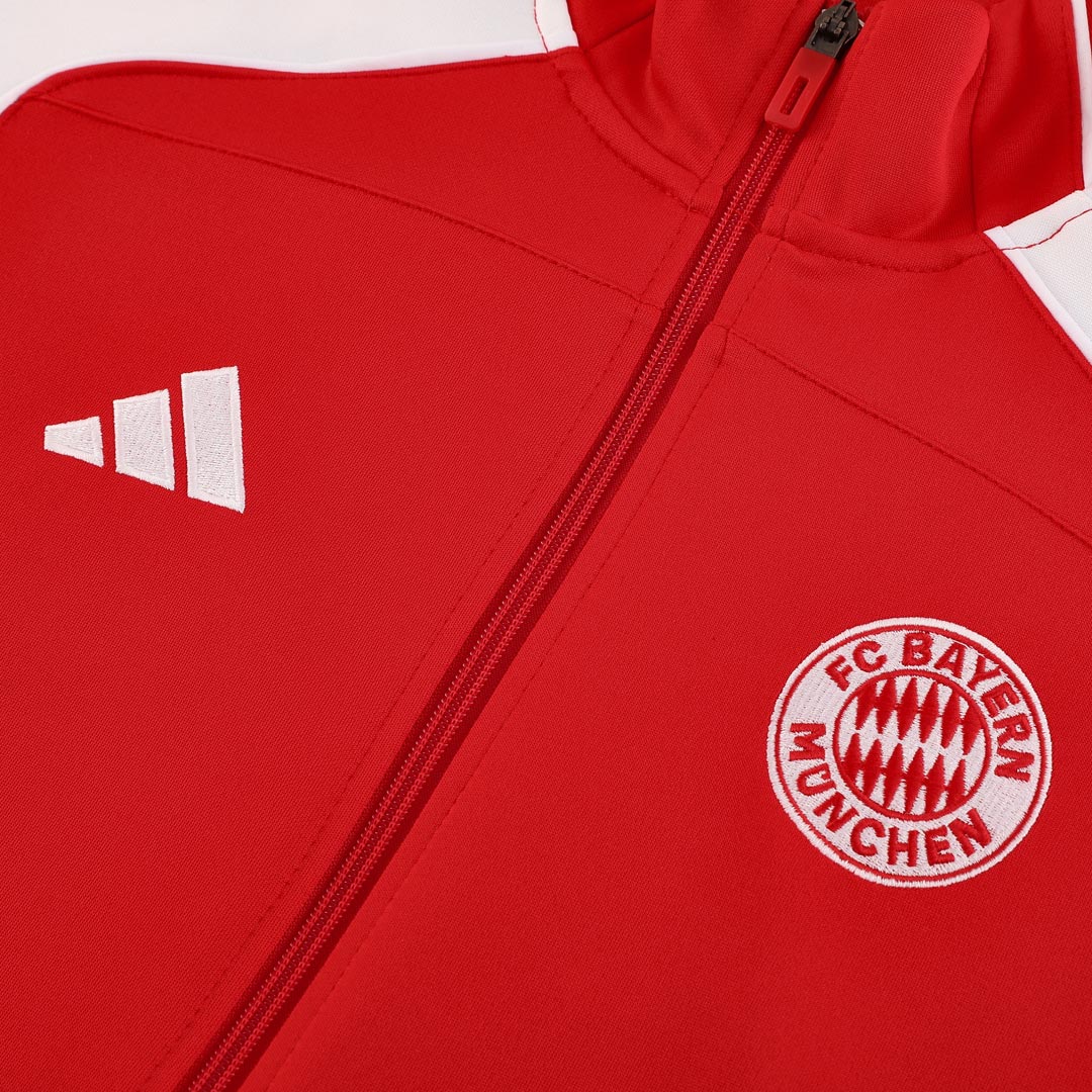 Bayern Munich Mens Training Tracksuit Kit 2025/26 Red
