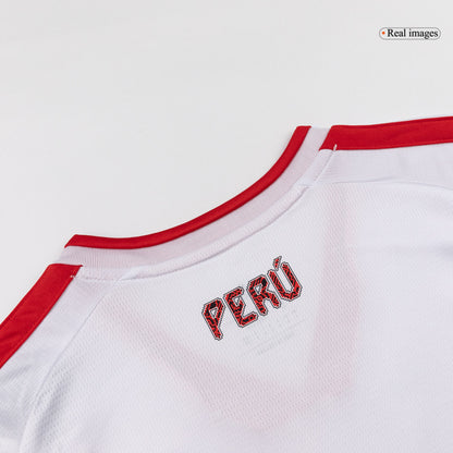 Peru Mens Home Soccer Jersey World Cup 2026 White