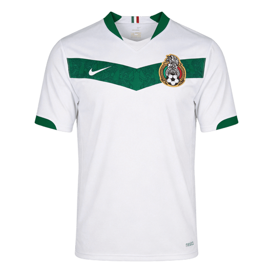 Retro Mexico Mens Away Soccer Jersey World Cup 2006 White