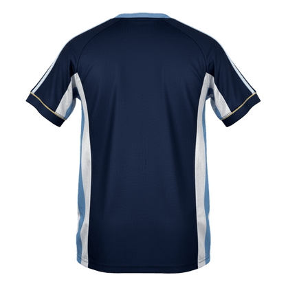 Retro Argentina Mens Away Soccer Jersey 1998 Navy
