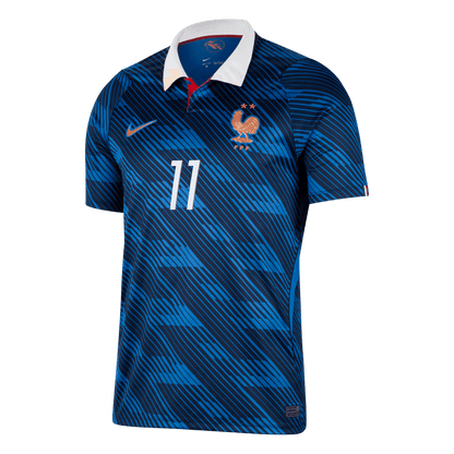 OLISE #11 France Mens Home Soccer Jersey World Cup 2026 Blue