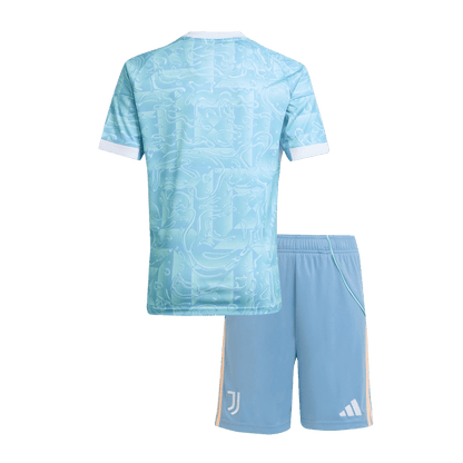 Juventus Kids Away Soccer Kit 2025/26 Blue