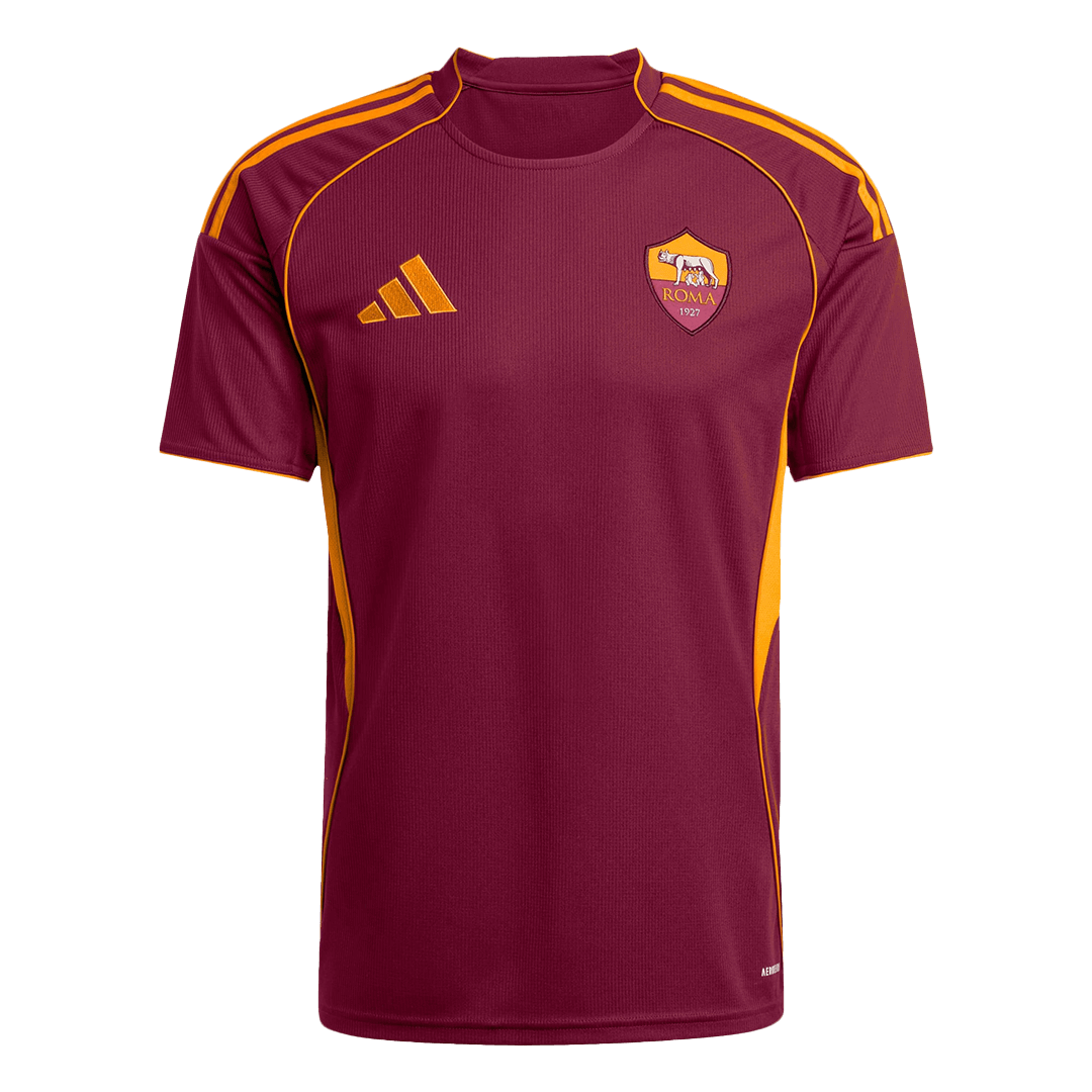 Roma Mens Home Soccer Kit 2025/26 Red