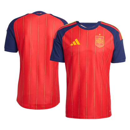 Spain Mens Home Soccer Jersey World Cup 2026 Red - Player Version