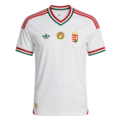 Hungría Mens Away Soccer Jersey World Cup 2026 White