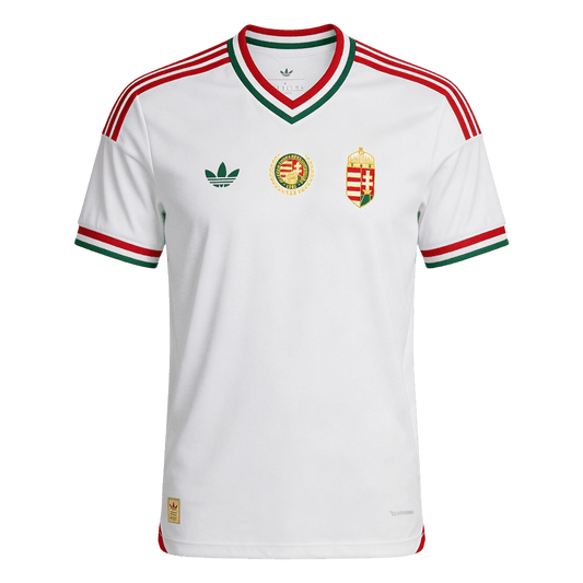 Hungría Mens Away Soccer Jersey World Cup 2026 White