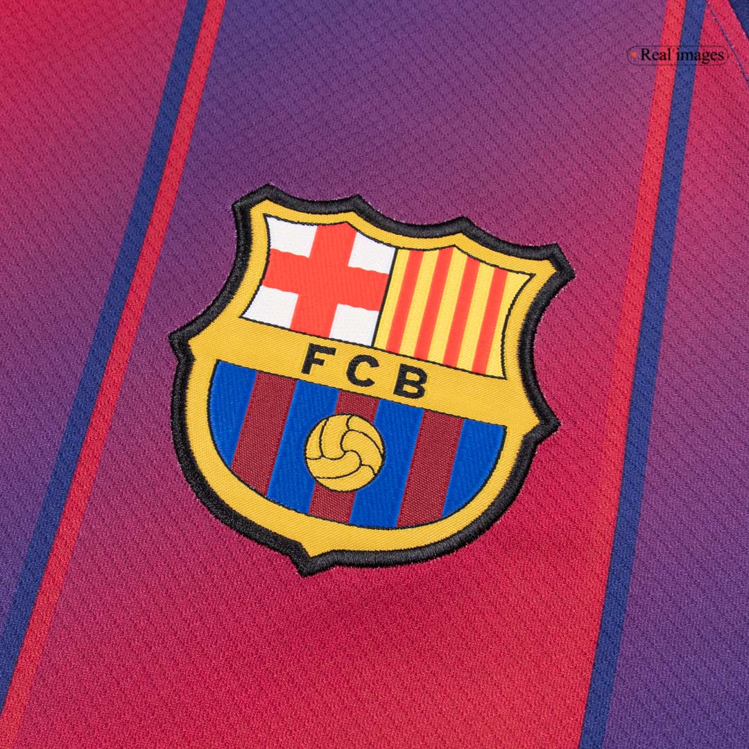 CUBARSÍ #2 Barcelona Mens Home Soccer Jersey 2025/26 Red&Blue [PREMIUM]
