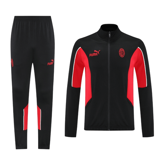 AC Milan Mens Training Tracksuit Kit 2025/26 Black