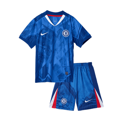 Chelsea Kids Home Soccer Kit 2025/26 Blue