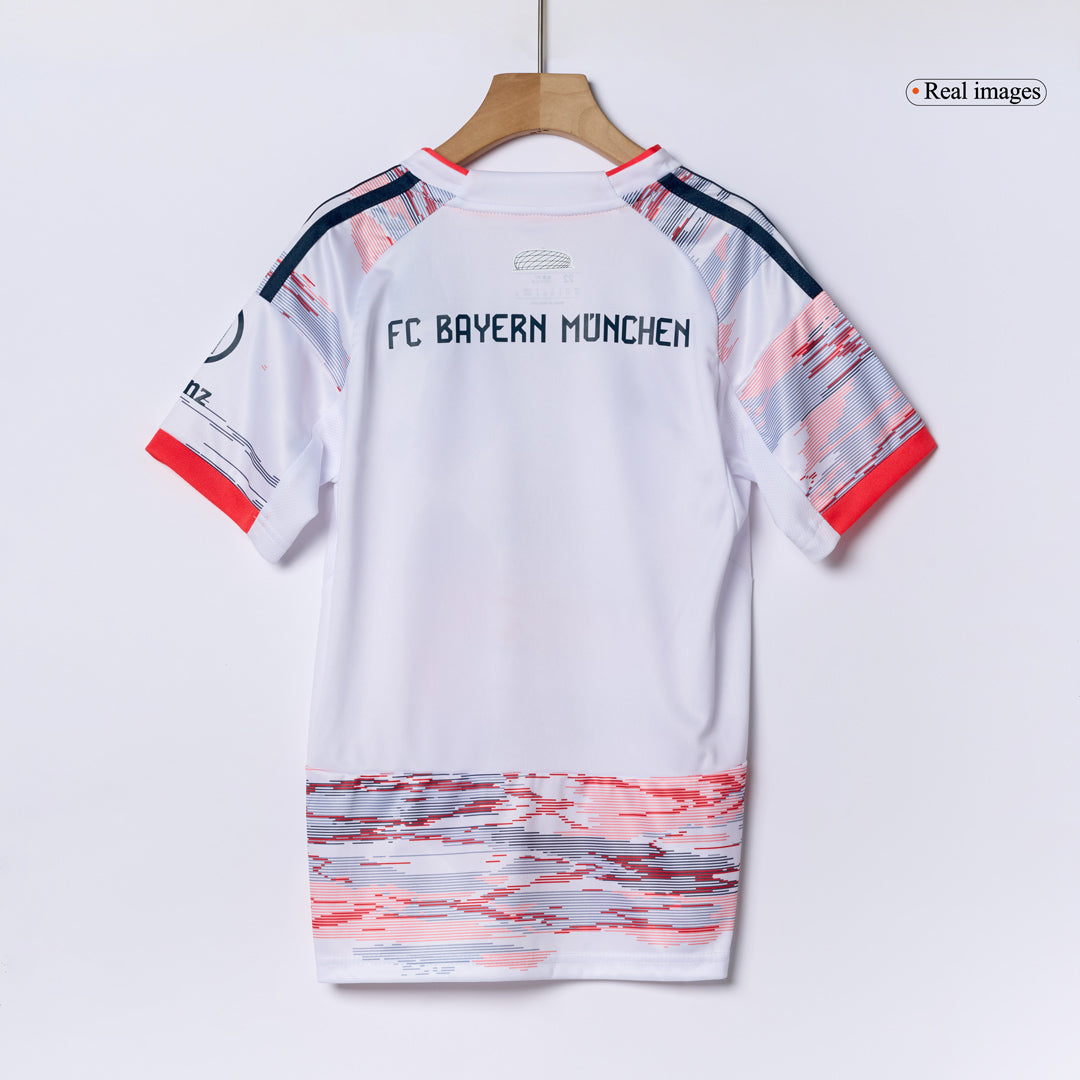 Bayern Munich Kids Away Soccer Kit 2025/26 White