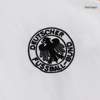 Retro Germany Mens Home Soccer Jersey 1992 White