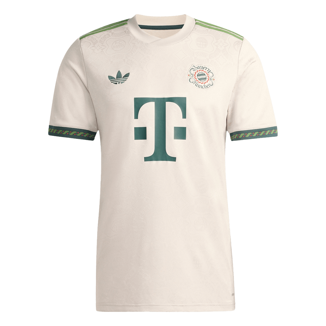 Bayern Munich Mens Soccer Jersey 2025/26 Beige