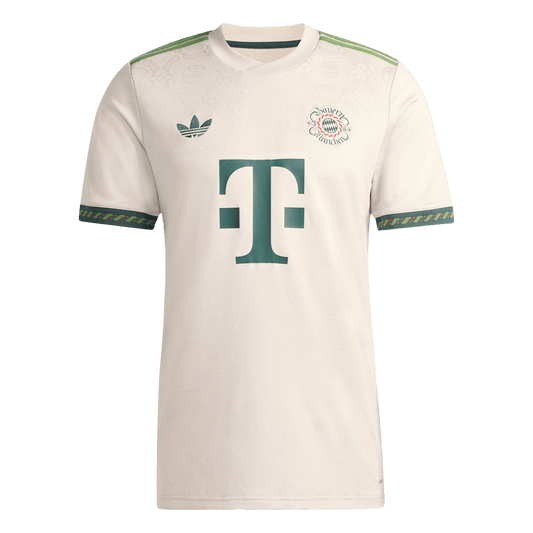 Bayern Munich Mens Soccer Jersey 2025/26 Beige