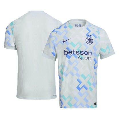 Inter Milan Mens Away Soccer Jersey 2025/26 Blue - Player Version