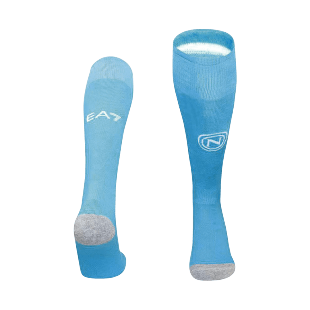 Napoli Mens Home Soccer Socks 2025/26 Blue [PREMIUM]