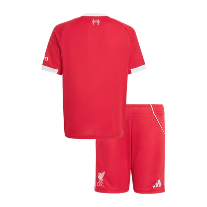 Liverpool Kids Home Soccer Kit 2025/26 Red