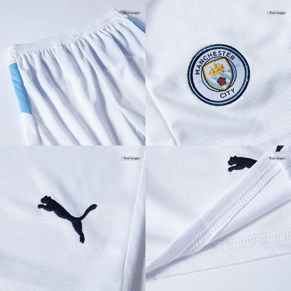 Manchester City Kids Home Soccer Full Set 2025/26 Blue