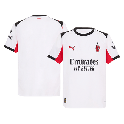 AC Milan Mens Away Soccer Jersey 2025/26 White - Player Version
