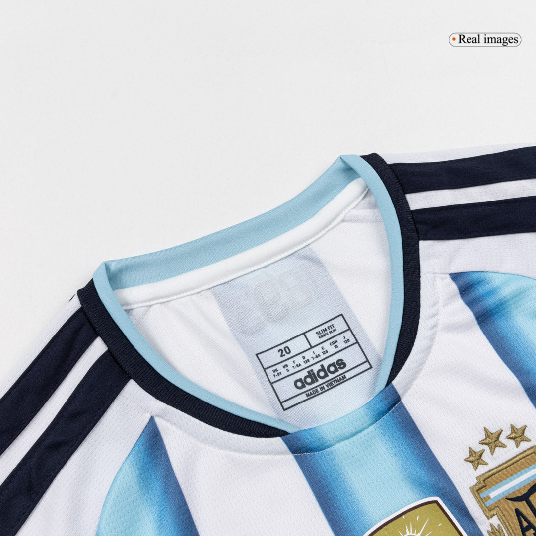 Argentina Kids Home Soccer Kit World Cup 2026 Blue&White [PREMIUM]