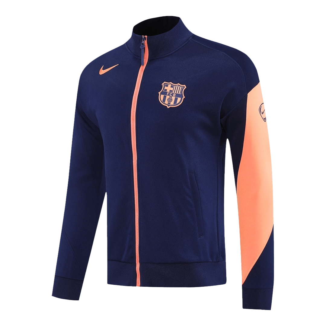 Barcelona Mens Training Jacket 2025/26 Navy&Orange