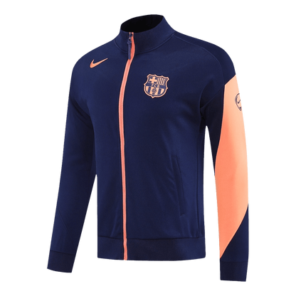 Barcelona Mens Training Jacket 2025/26 Navy&Orange