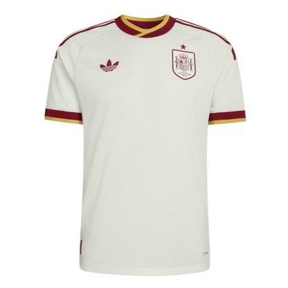 Spain Mens Away Soccer Jersey World Cup 2026 White - Player Version