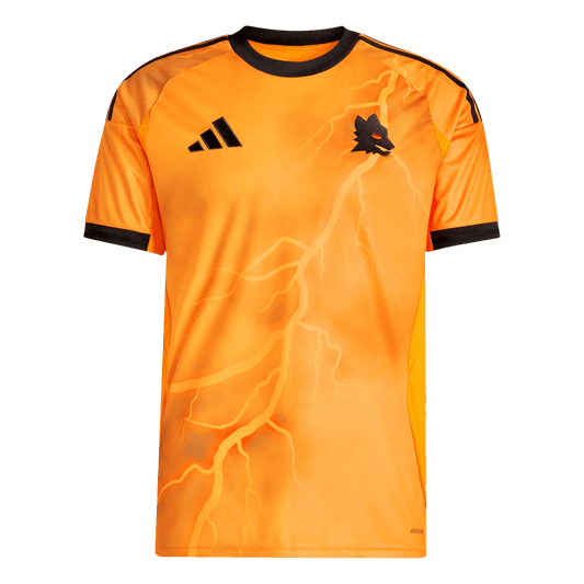 Roma Mens Away Soccer Jersey 2025/26 Orange