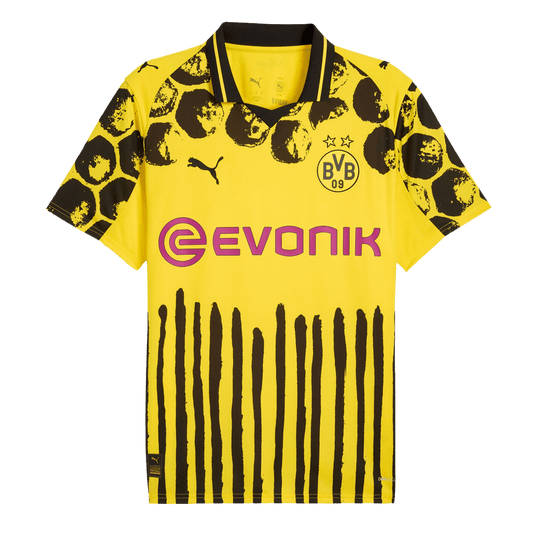 Borussia Dortmund Mens Home Soccer Jersey World Cup KidSuper 2025/26 Yellow