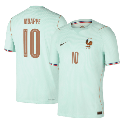 MBAPPE #10 France Mens Away Soccer Jersey World Cup 2026 Green - Player Version