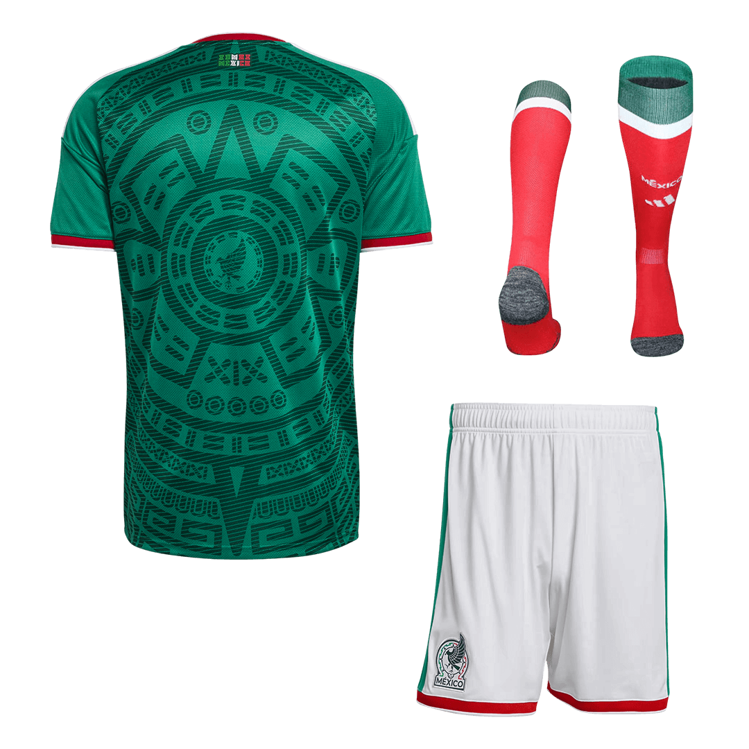 Mexico Mens Home Soccer Full Set World Cup 2026 Green [PREMIUM]