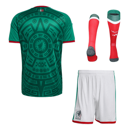 Mexico Mens Home Soccer Full Set World Cup 2026 Green [PREMIUM]