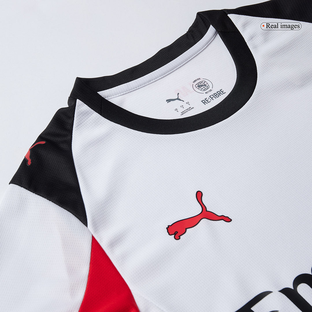 MODRIĆ #14 AC Milan Mens Away Soccer Jersey 2025/26 White