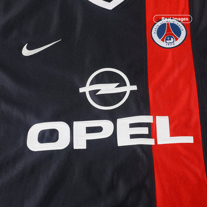 Retro PSG Mens Home Soccer Jersey 2001/02 Navy