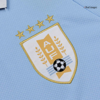 Uruguay Mens Home Soccer Jersey World Cup 2026 Blue