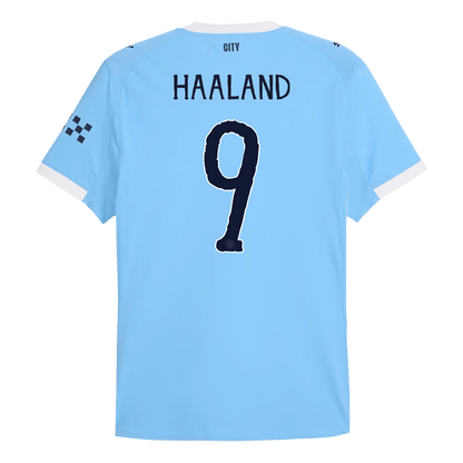 HAALAND #9 Manchester City Mens Home Soccer Jersey World Cup 2025/26 Blue - Player Version